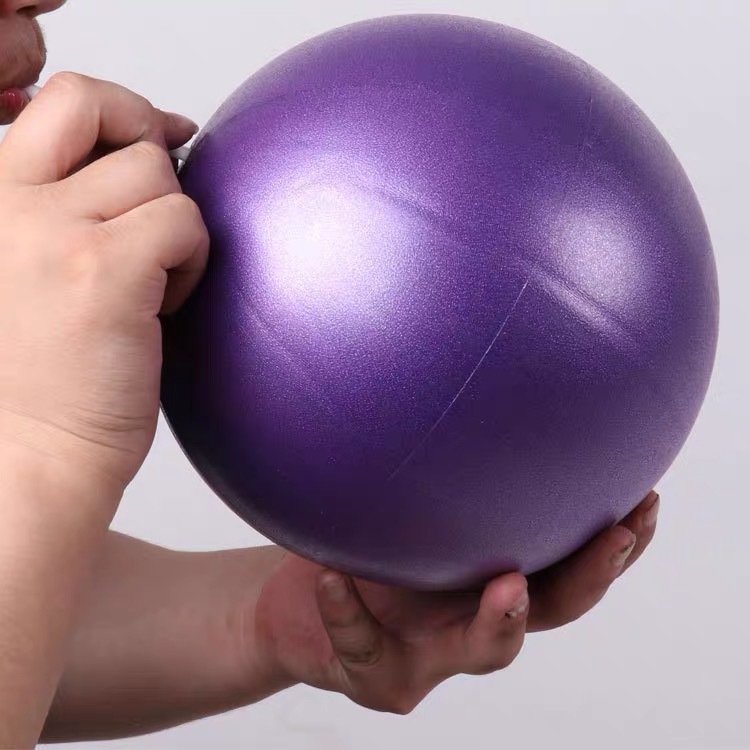 Pvc Yoga Ball Thickened Explosion-Proof Wheat Tube Ball Pilates Children's Ball 25cm Fitness Ball Gymnastic Ball