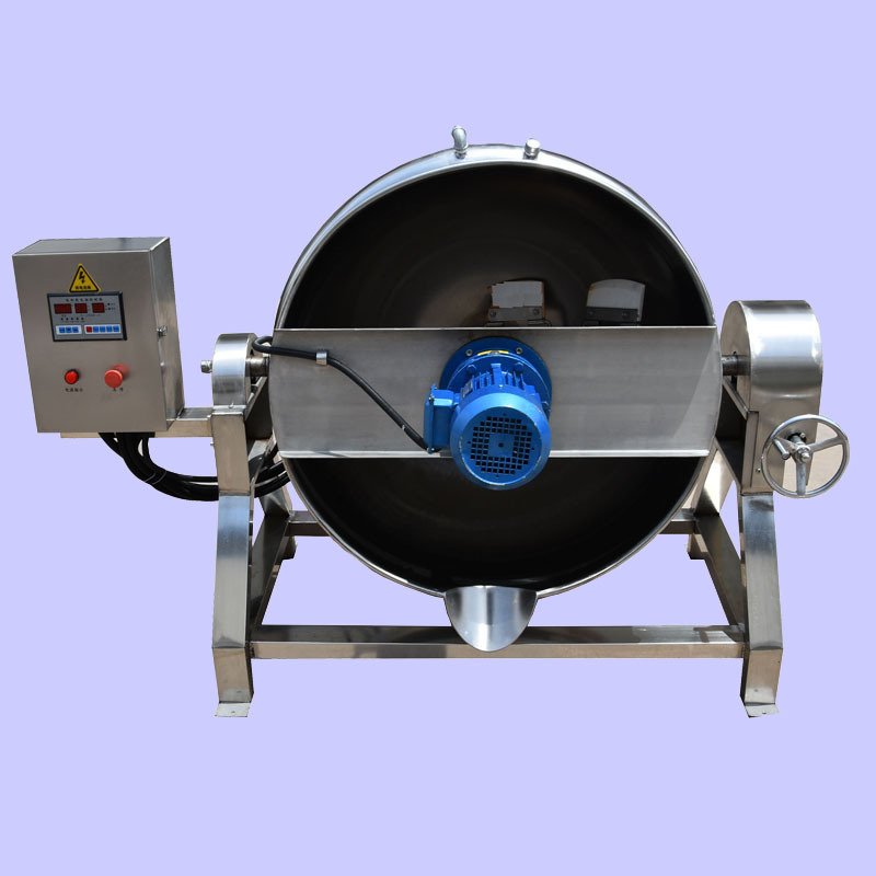 稀饭熬制锅不锈钢可倾式200l蒸汽加热夹层锅燃气食堂八宝粥煮锅