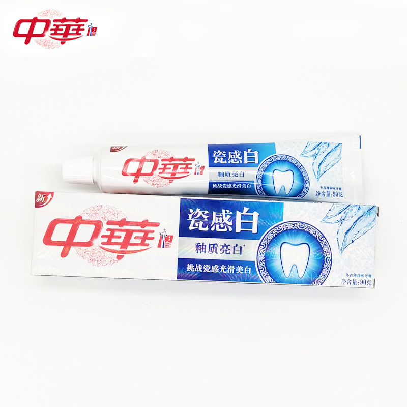 中华瓷感白牙膏