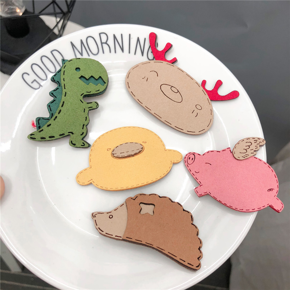 a091刺猬可爱卡通小动物儿童发夹发卡韩国发饰品女童女宝bb夹发饰