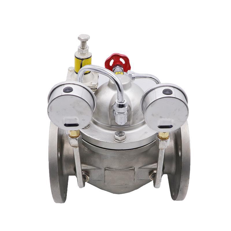 200x-16p 不锈钢减压稳压阀 304法兰先导式可调式减压稳压阀dn100