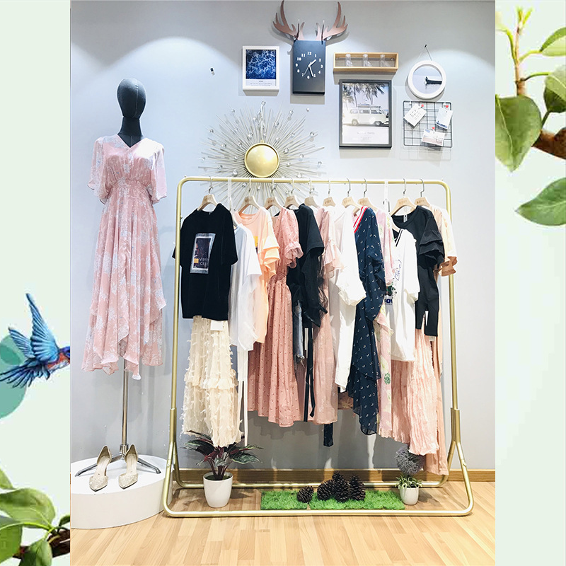 几禾2020夏装新款 品牌折扣女装尾货 杭州四季青女装直播货源走份