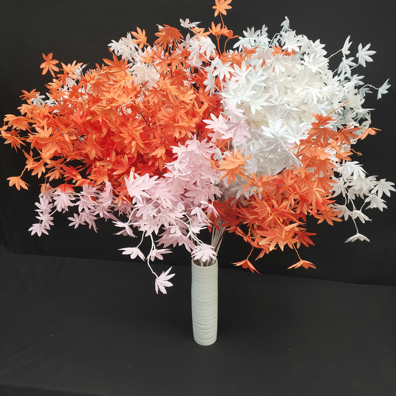 Wenxin Maple Leaf Wedding Hall Decoration Maple Leaf Engineering Hotel Studio Layout Artificial Tree Branches and Leaves Simulation Maple Leaf