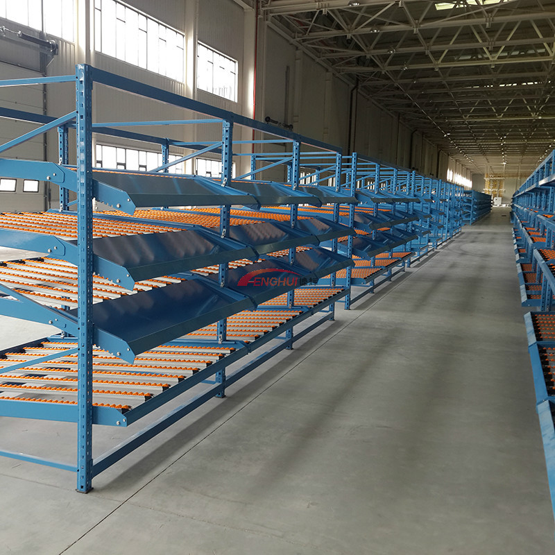 先进先出式流利货架重型流利式货架型号规格定制仓储货架出售