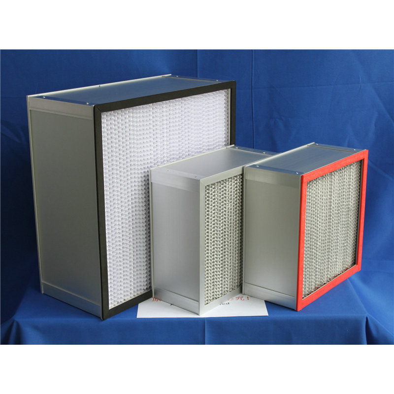 无尘车间有隔板高效过滤器 空调洁净室板式耐高温高效空气过滤器