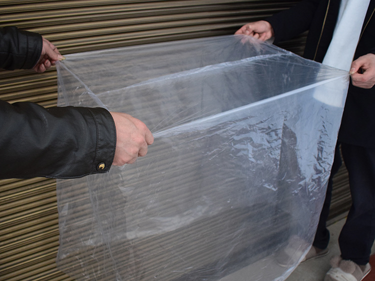 厂家定做加厚塑料方底袋pe防尘防潮薄膜袋大号透明立体包装袋