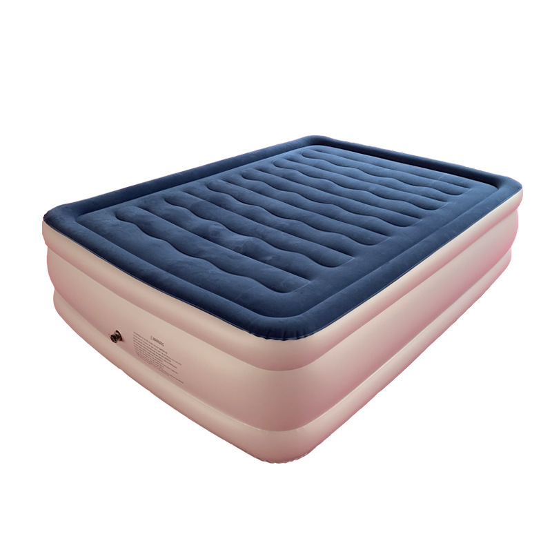 工厂降价处理充气床垫pvc植绒单人充气床加高加厚耐磨家用气垫床