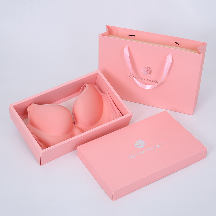 现货内衣包装纸盒围巾包装盒保暖内衣内裤包装纸盒套装可印刷logo