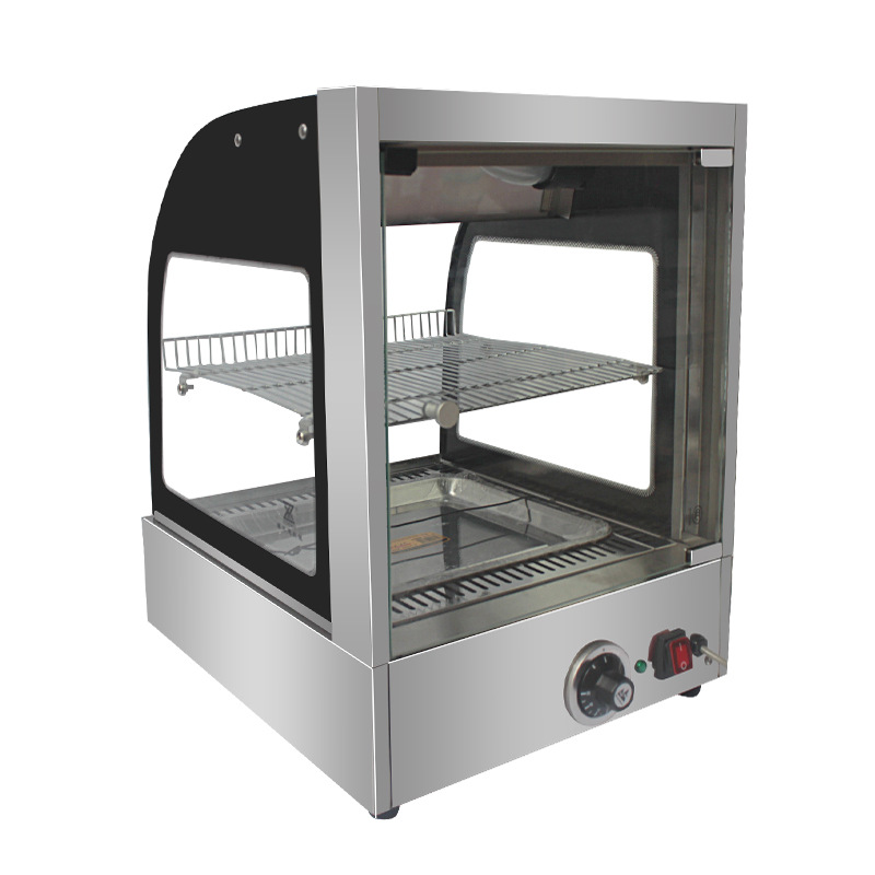 食品保温柜电加热小型商用台式烧饼蛋挞熟食展示柜汉堡保温箱恒温