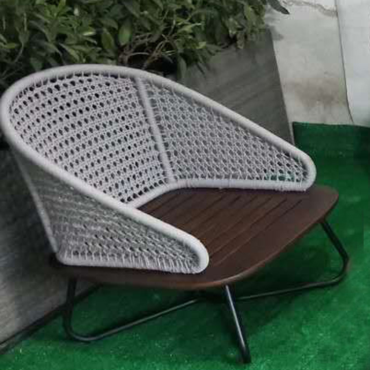 酒店编藤家具沙发庭院沙发藤椅休闲户外编绳沙发定制高端户外家具