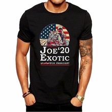 Joe Exotic 老王印花图案wish欧美女装字母短袖T恤衫