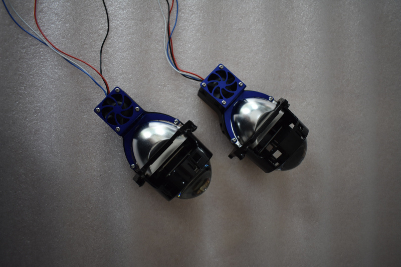 led大灯汽车led灯泡一体化led双光透镜激光大灯改装升级超亮