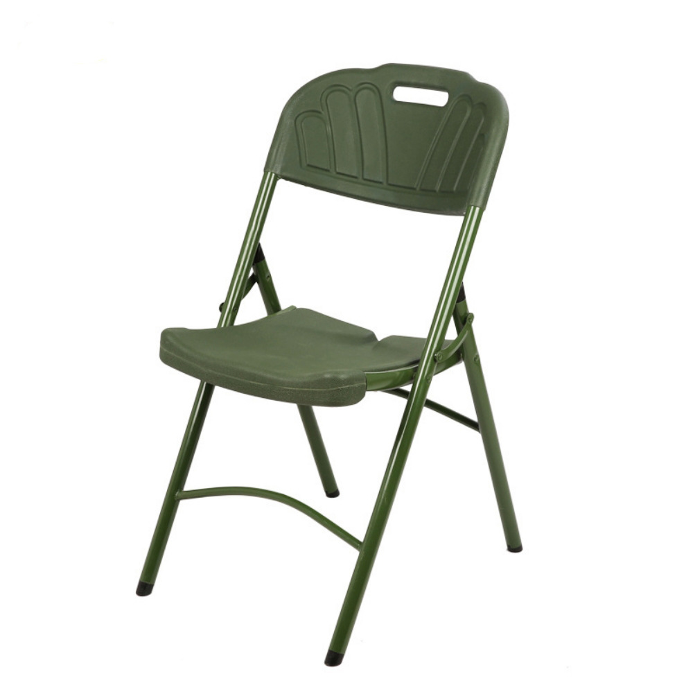 野战折叠椅桌椅迷彩导演椅户外军绿作训椅战备作业椅吹塑椅子军绿