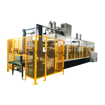 【必硕科技】tw6000 纸浆模塑设备 高成品节能环保纸餐具生产线