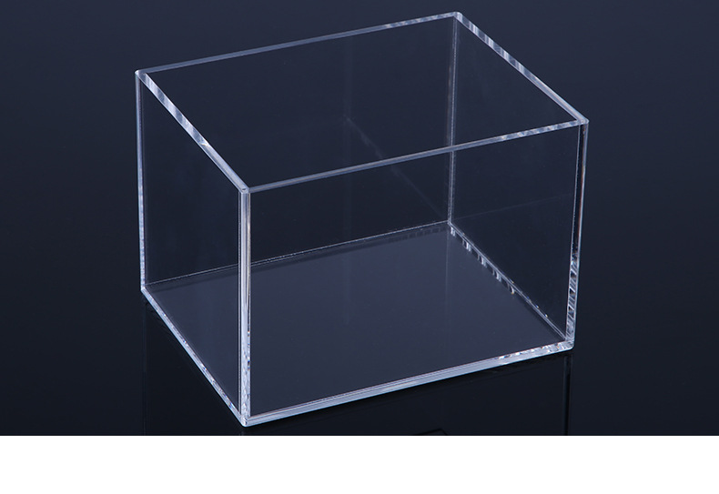 工厂定制透明亚克力罩子 亚克力鞋盒展示示盒 高透明亚克力防尘盒