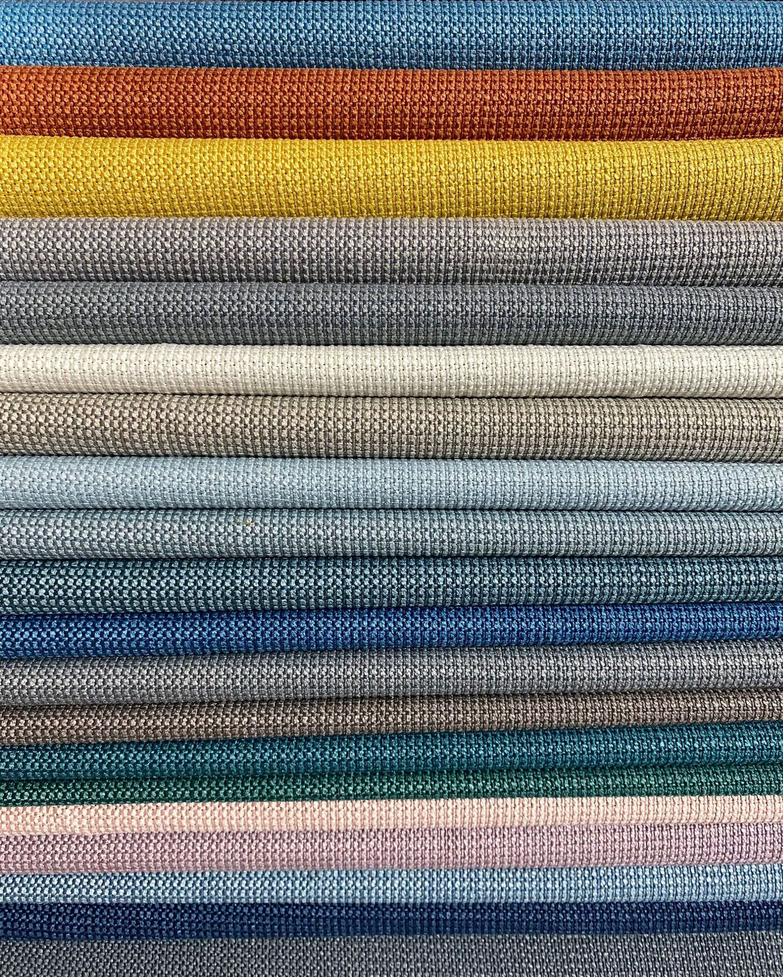 厂家直销 加厚细格纹遮光面料 宝丽格棉麻遮光窗帘家装工程遮光布