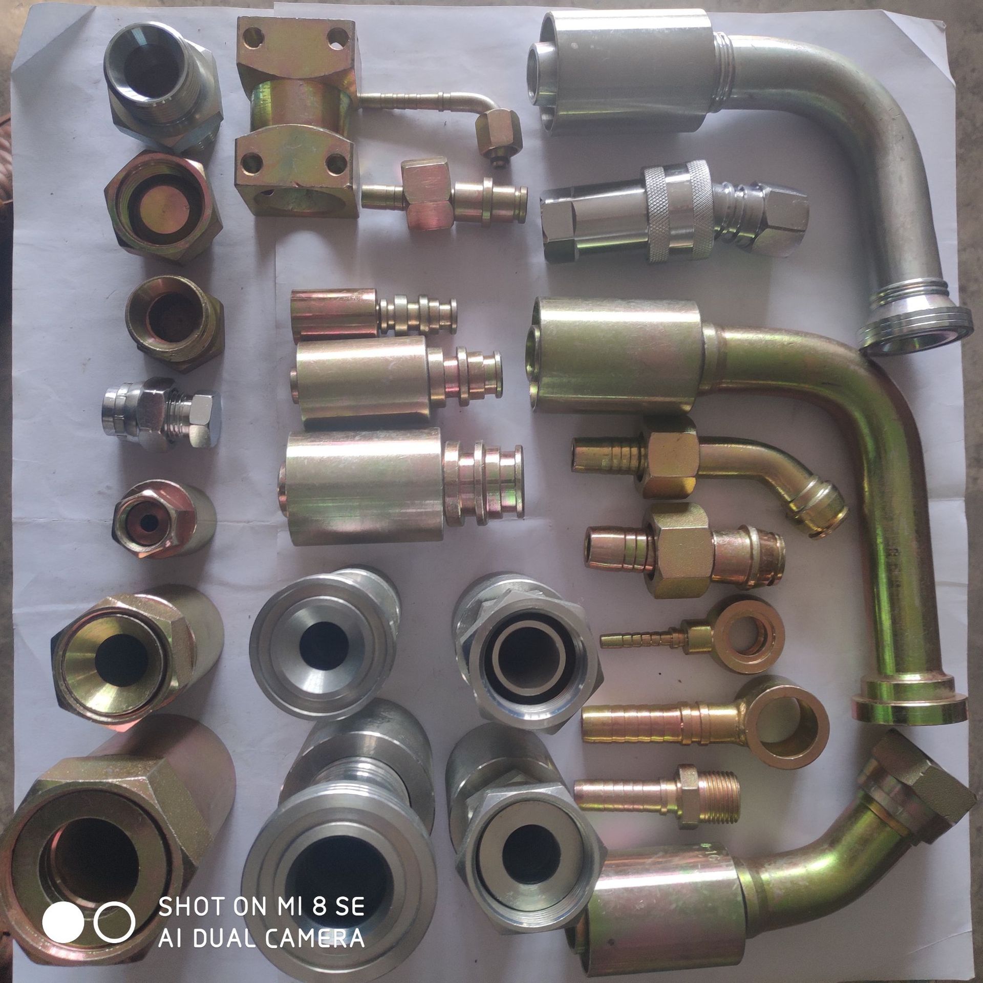 液压油管接头 过渡接头 英制接头 对丝 外丝接头 直通 变径对丝