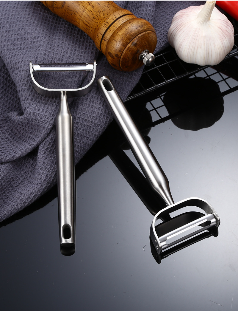 304不锈钢圆管瓜刨水果削皮器 苹果土豆刨皮去皮剥皮瓜刨刮皮刀