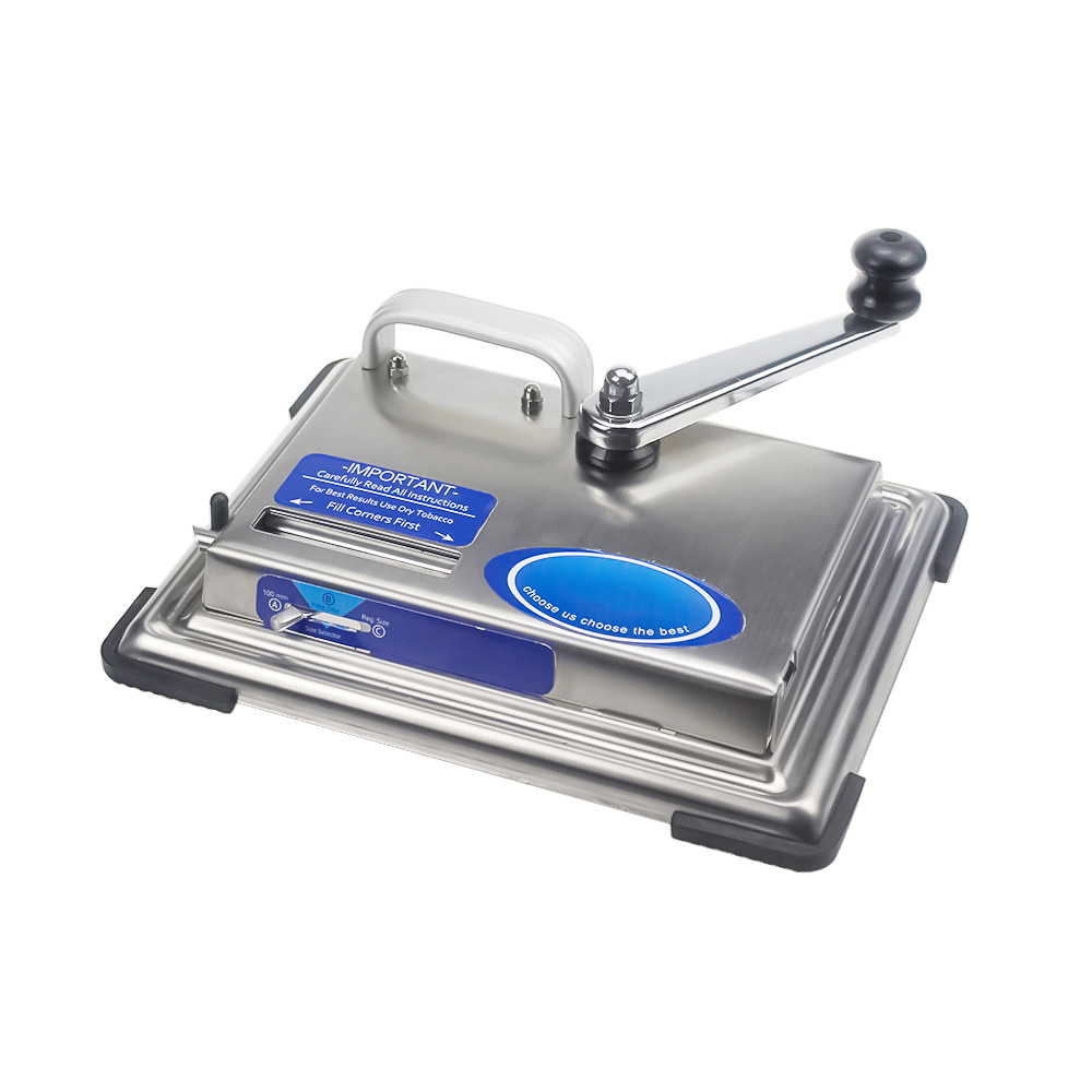 厂家直销手摇金属拉烟器 手动机械推拉卷烟器配合空管使用填烟器