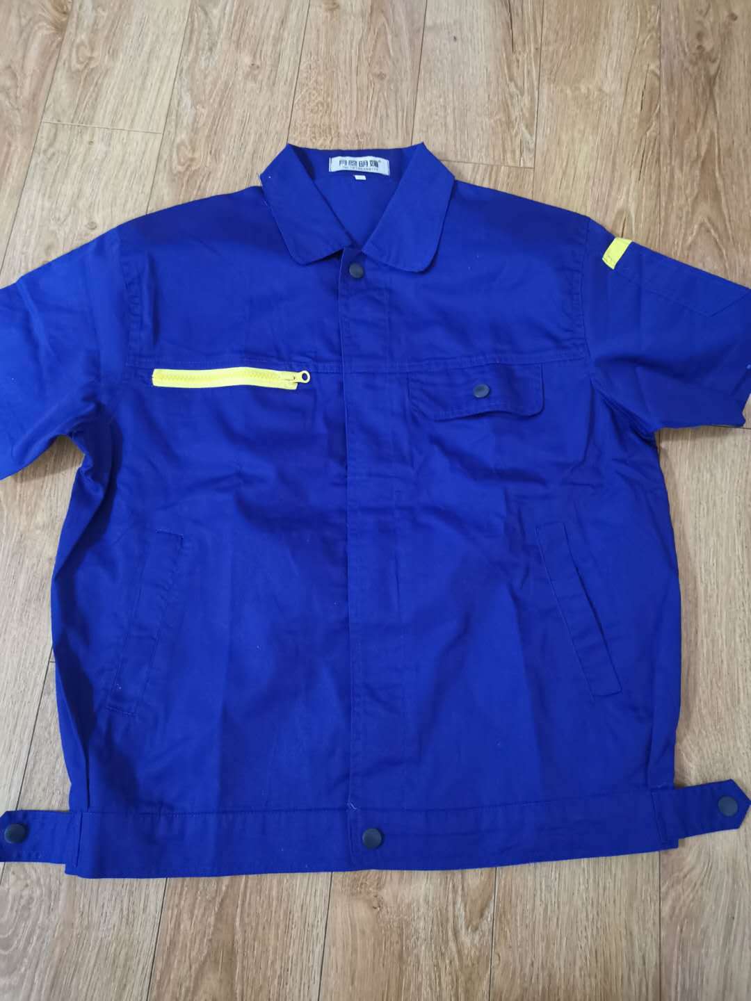 徐工集团工厂车间耐磨吸汗工装夏季薄款短袖男女工作服套装-阿里巴巴