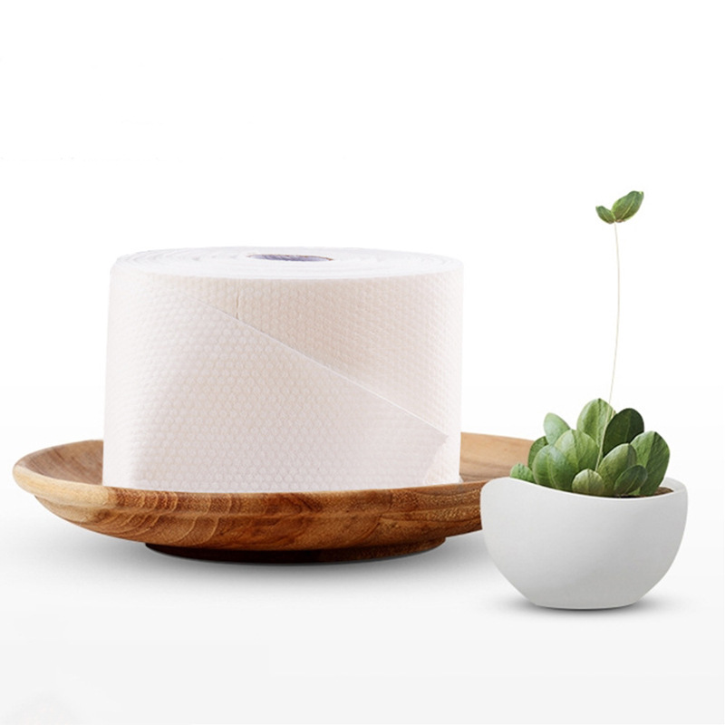 一次性棉洗脸巾卷式洁面巾化妆卸妆清洁擦拭巾ef纹干湿两用柔巾