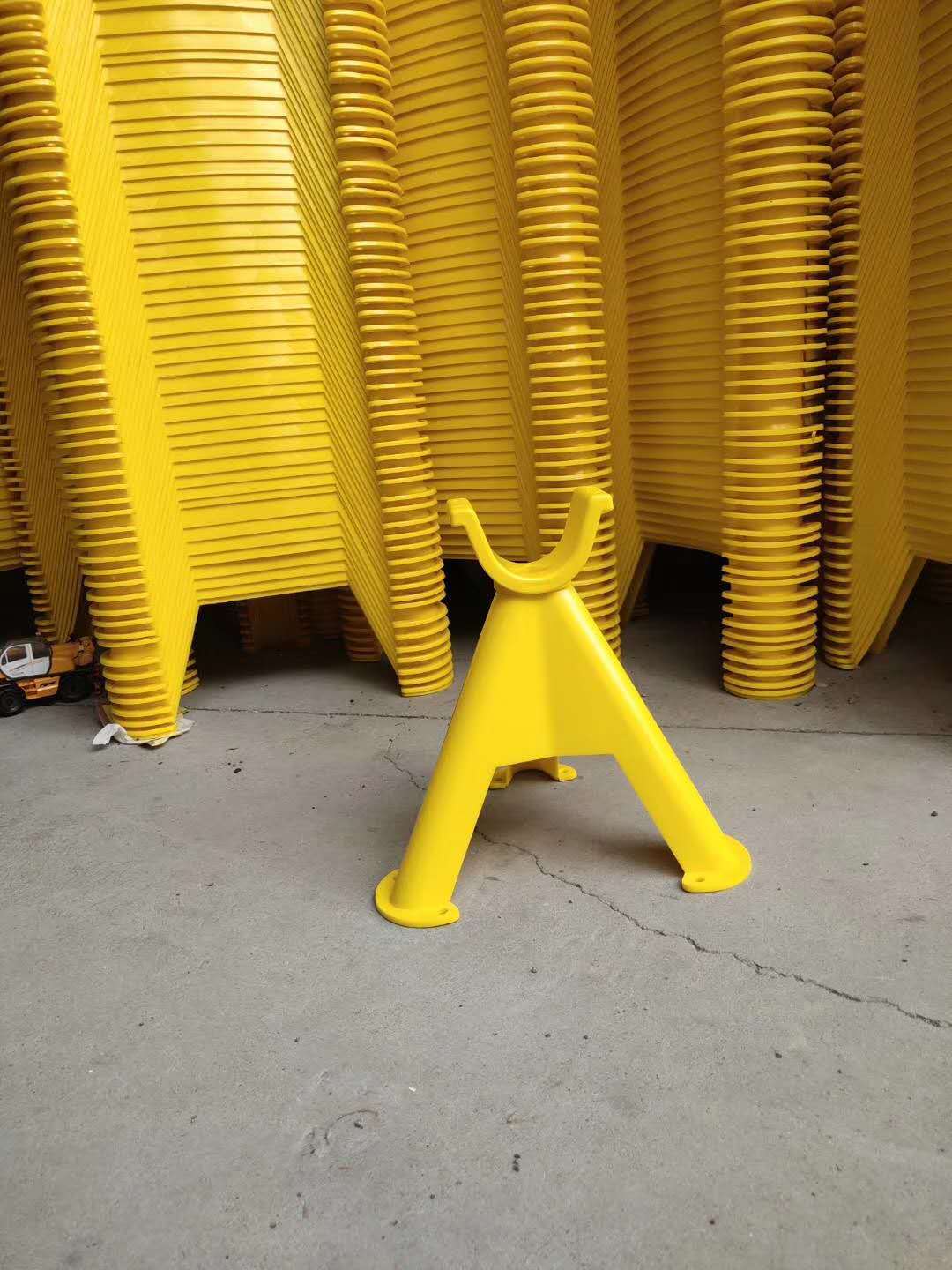 电缆放线架 全新料塑料电线电缆支架 玻璃钢安全固定三角支架30高