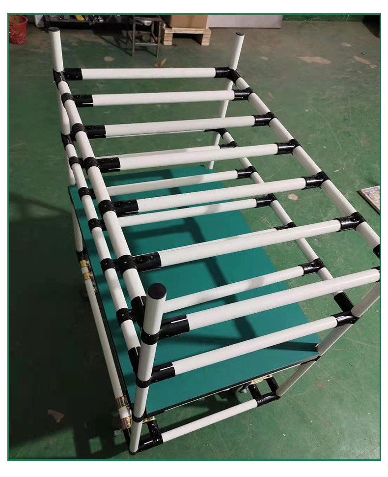 定制车间精益管料架周转车 仓储滑轨式线棒料架复合管精益管料