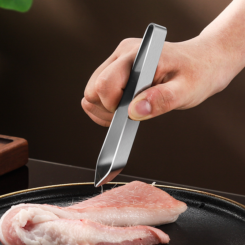 猪毛夹加厚拔毛钳拔毛镊子不锈钢鱼骨钳鱼骨夹拔鸡毛夹厨房小工具