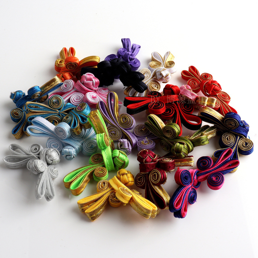 手工两轮兔耳朵盘扣唐装旗袍两轮盘扣唐装上衣纽扣中国风装饰盘扣