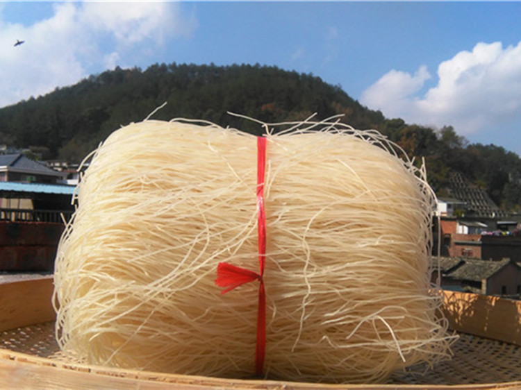 福建龙岩长汀特产农家手工米粉干细粉阳光晾晒炒米粉斤装免邮