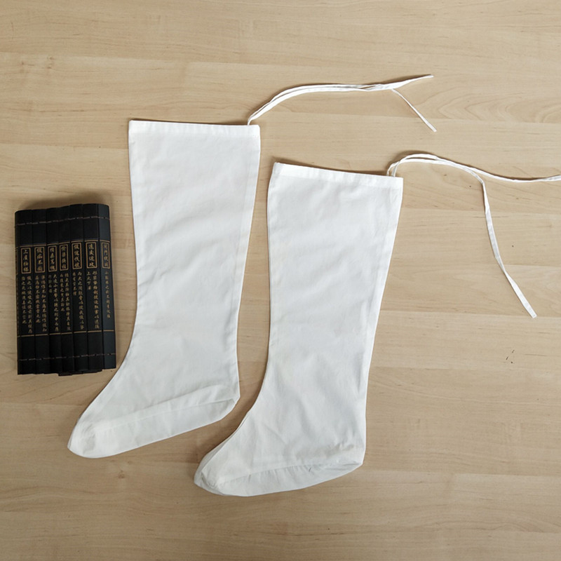用品袜子云袜道袜白色配袜戏曲袜僧云袜戏剧靴子影视汉服古装古代