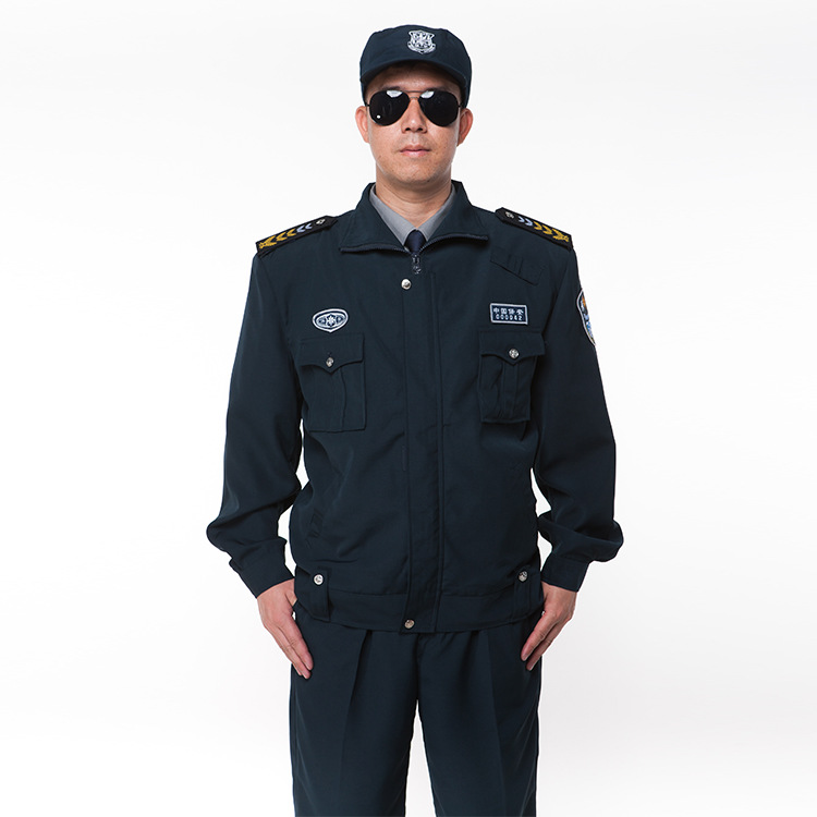 2011式保安冬服拉链夹克押运服套装