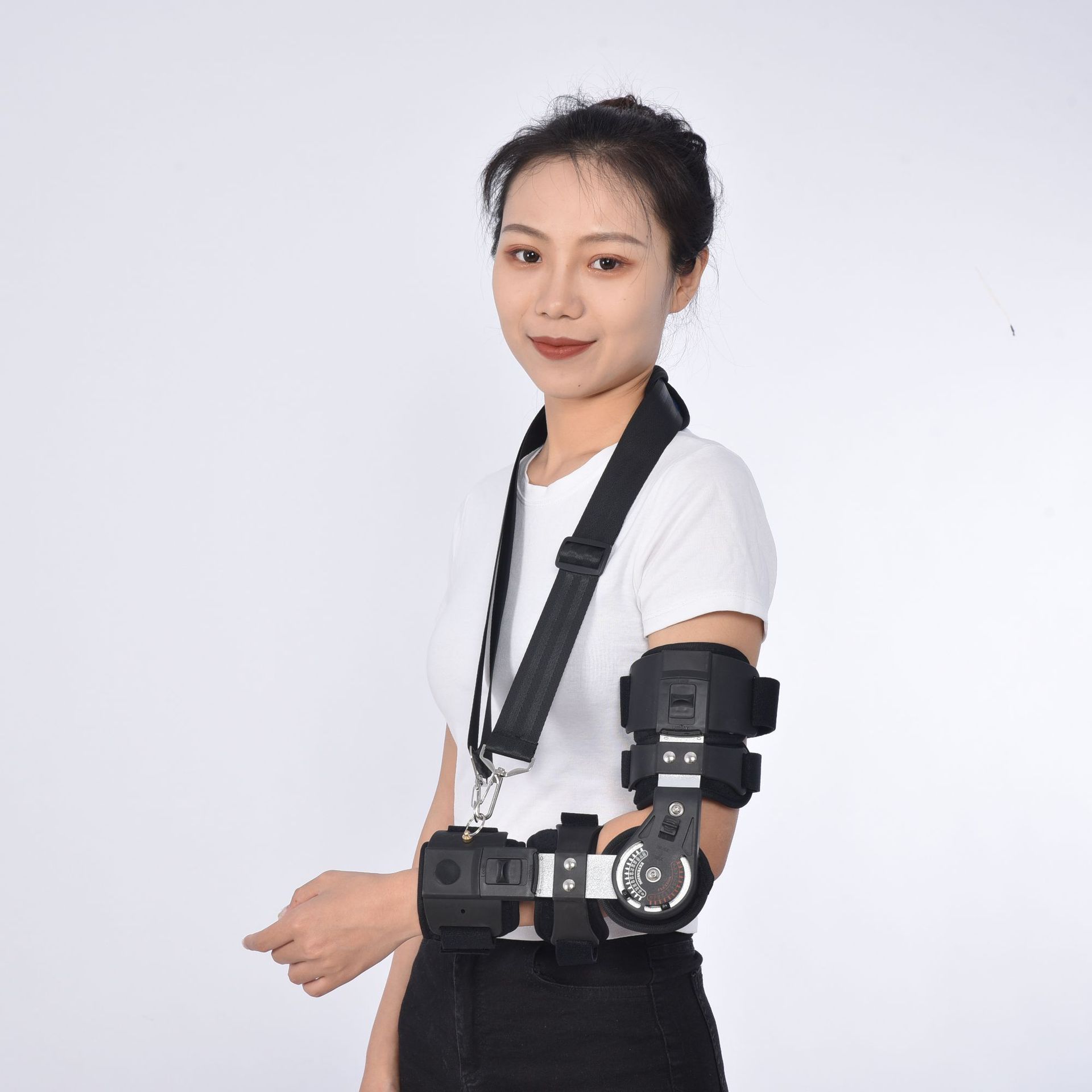 康兴达肘关节120固定支具肘关节训练手臂前臂吊带固定护具