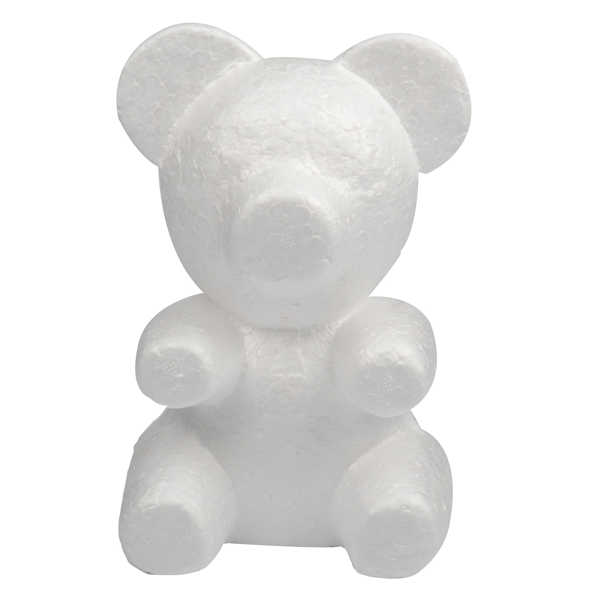 20厘米diy创意泡沫抱抱熊模型 香皂花康乃馨玫瑰花熊模具小熊模型