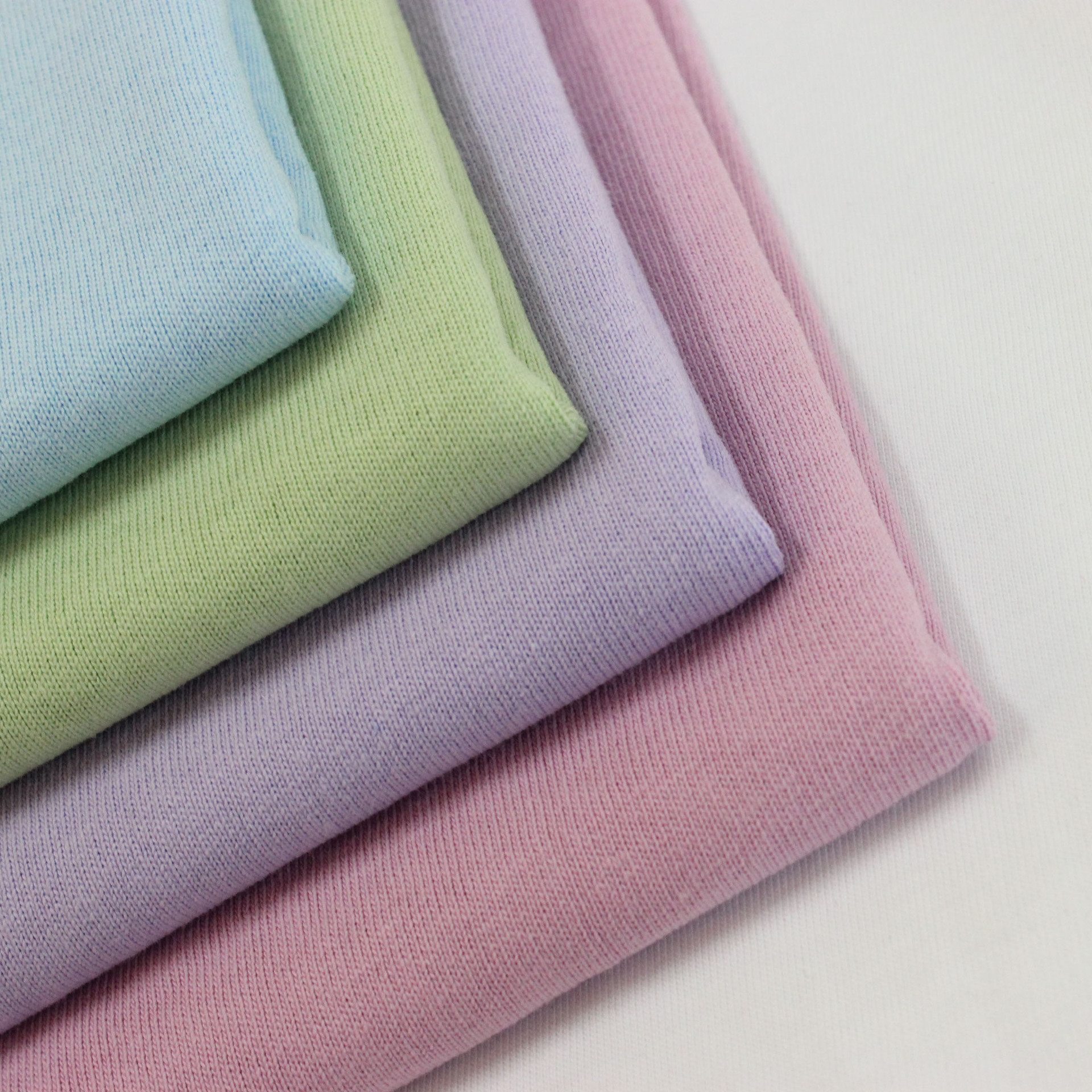 16s精梳棉单面 230克 纯棉针织汗布 夏季男装短袖跑量