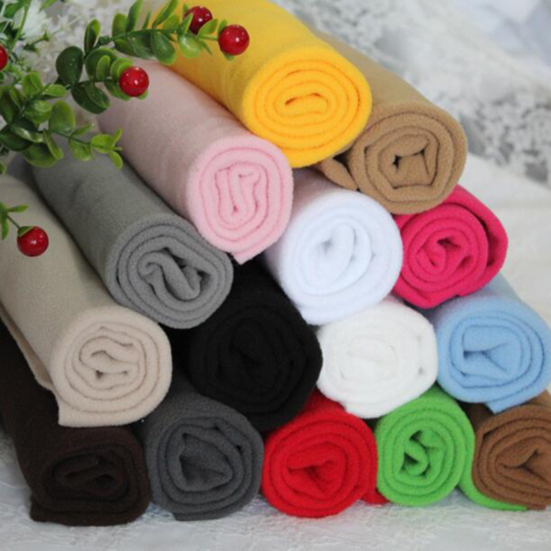 工厂定制双面绒毛毯航空毯旅行毯 素色纯色卷布家居面料 外贸出口