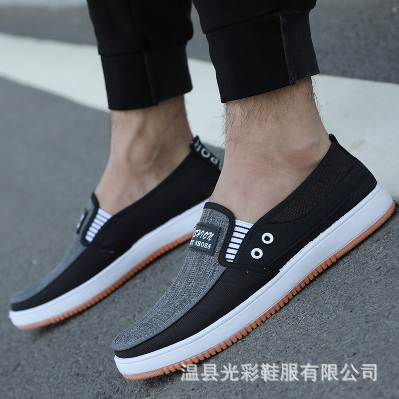 Casual Shoes Men's Fashion Shoes Canvas Shoes Spring and Autumn Shoes Breathable Shoes Board Shoes Work Shoes Old Beijing Cloth Shoes Factory Wholesale