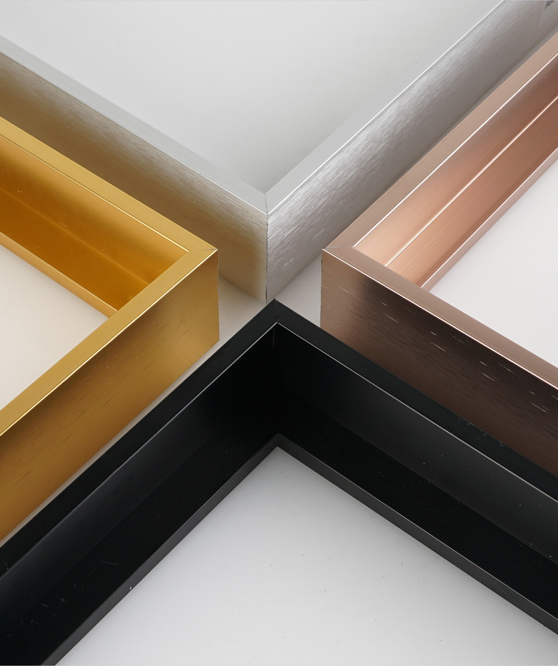 铂赞铝合金线条型材相框画框批发定做海报框广告框证书框画框-阿里巴