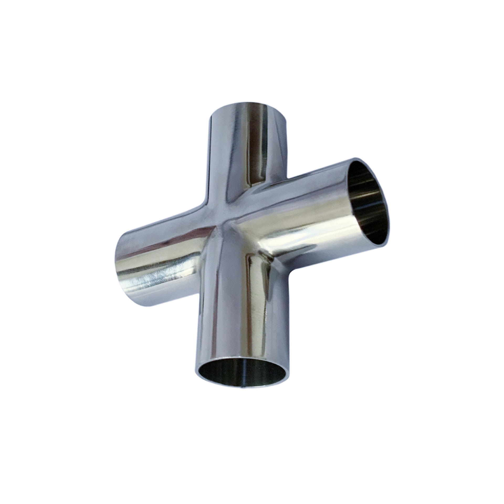 厂家直销 规格齐全 镜面抛光四通管件配件 卫生级四通现货