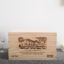 红酒木盒双层六支红酒木箱厂家批发葡萄酒包装礼盒红酒木箱