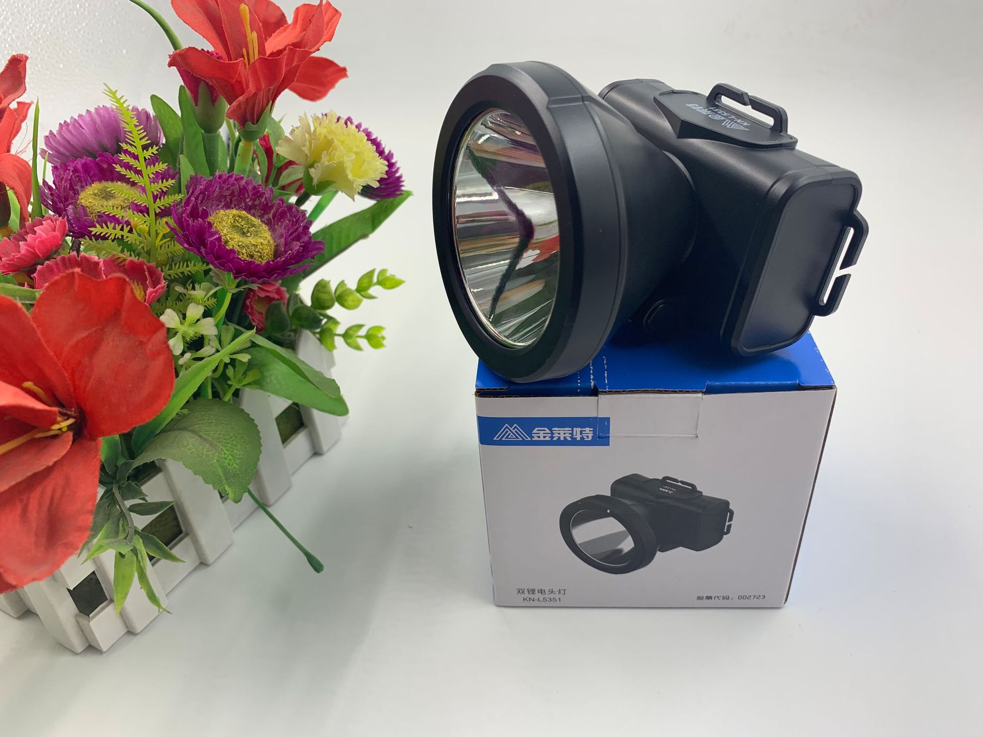 波来特led头灯强光远射可充电超亮头戴式夜钓矿灯户外家用手电筒