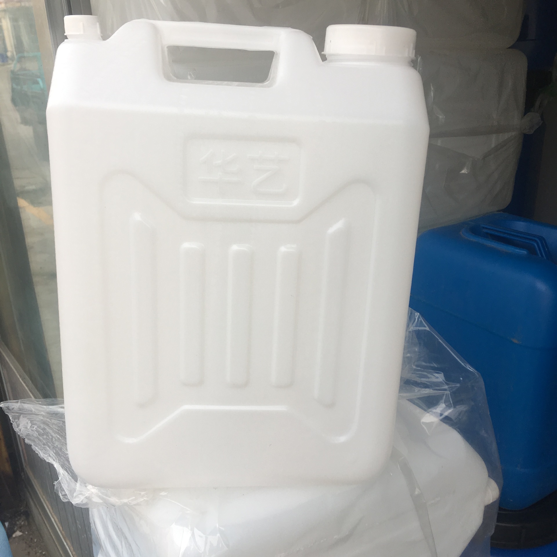 加厚25kg塑料桶食品级扁方储水桶25l升水桶50斤酒壶食用花生油桶