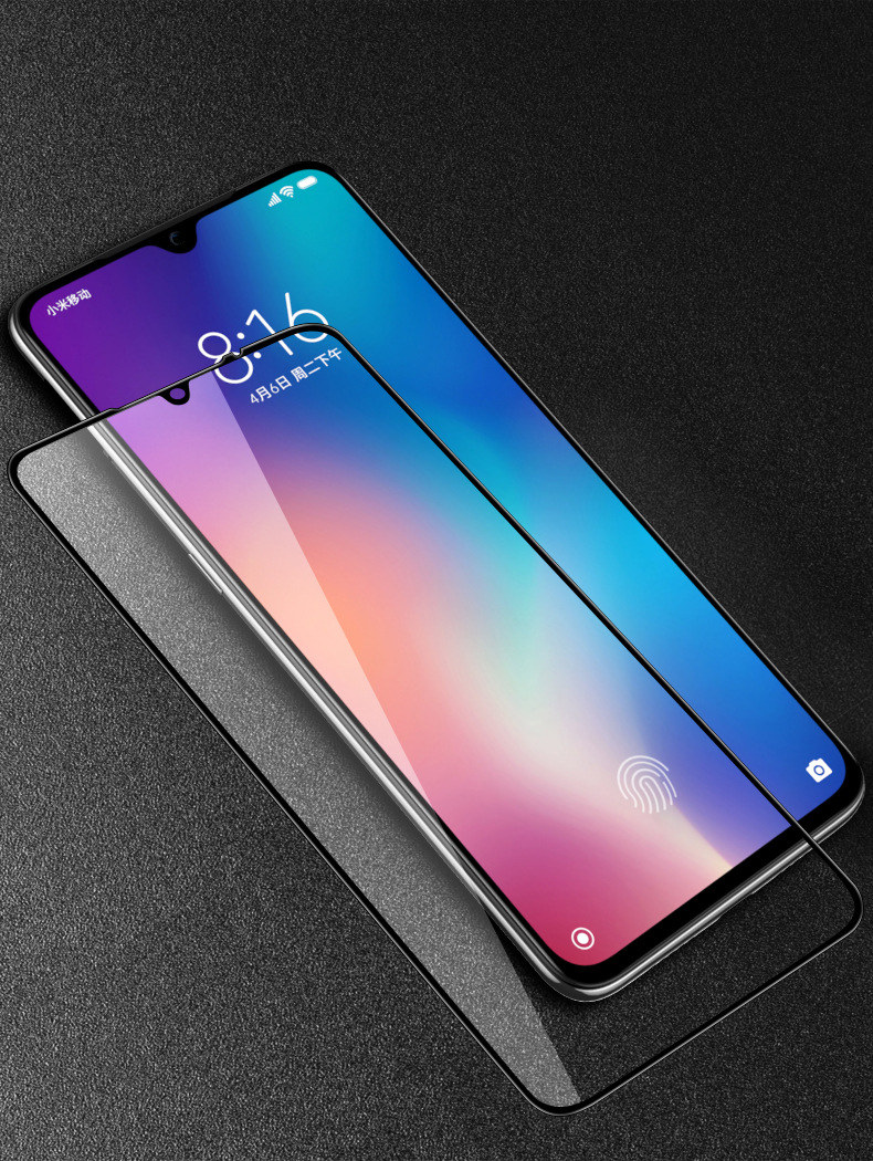 小米9钢化膜全屏覆盖小米9pro抗蓝光小米9se防指纹cc9e/cc9手机膜