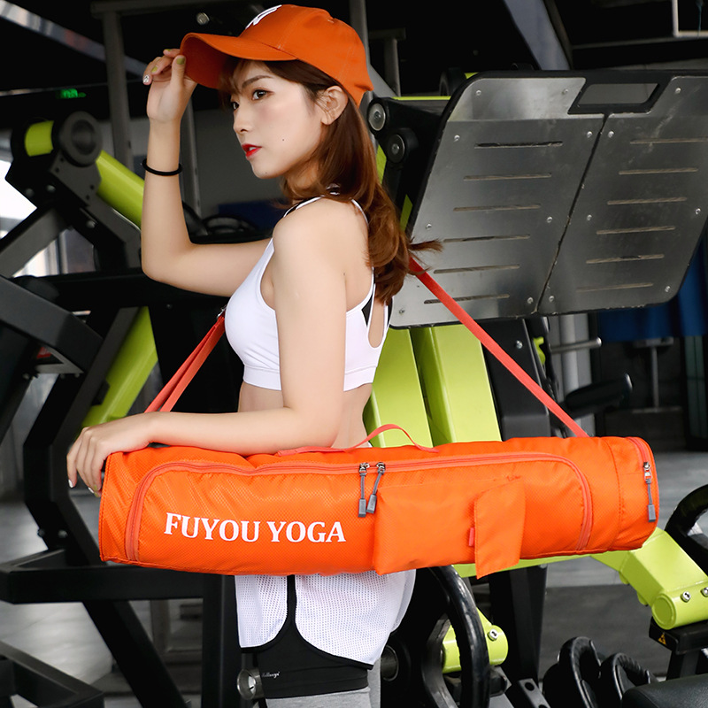 Yoga Fitness Bag Yoga Mat Bag Oxford Cloth Waterproof Material Customizable Logo Text