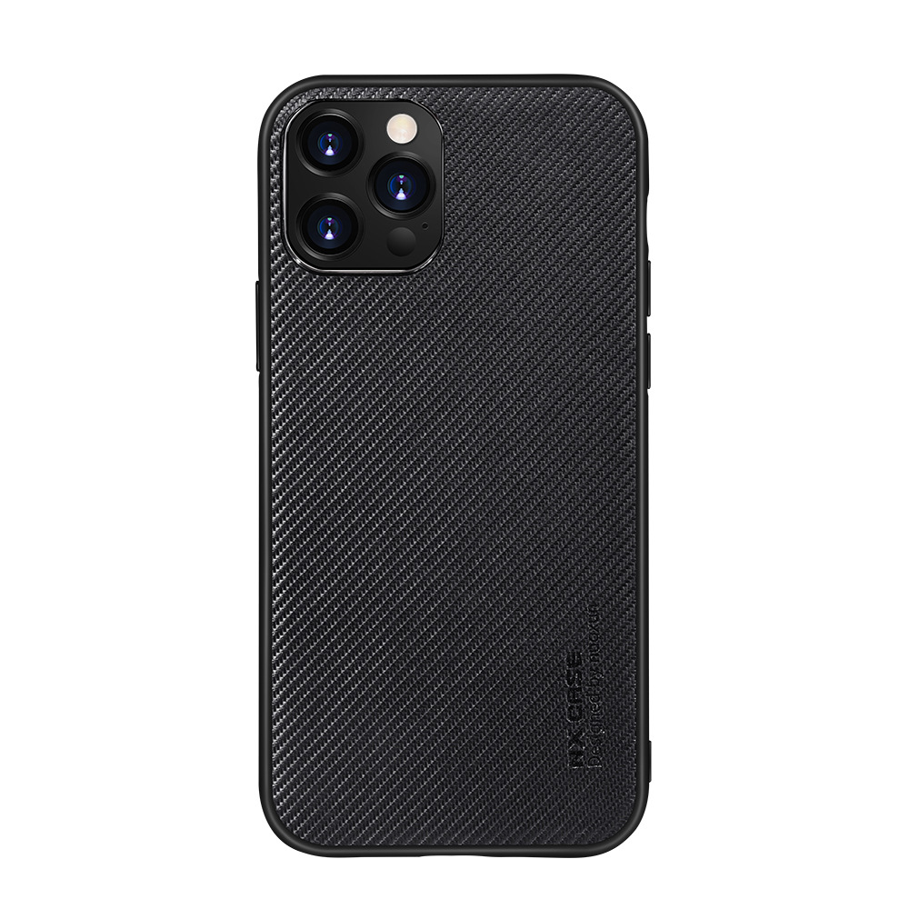 适用苹果iphone12手机壳12mini保护套promax防摔斜纹