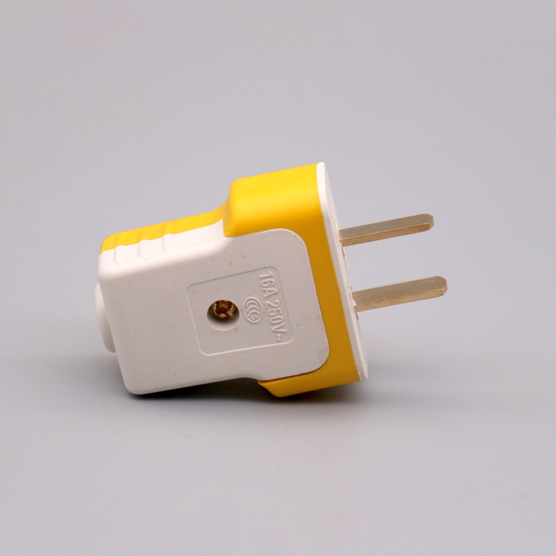 6厘一体铜 t型 单项二极插头 固定 活动插头插座