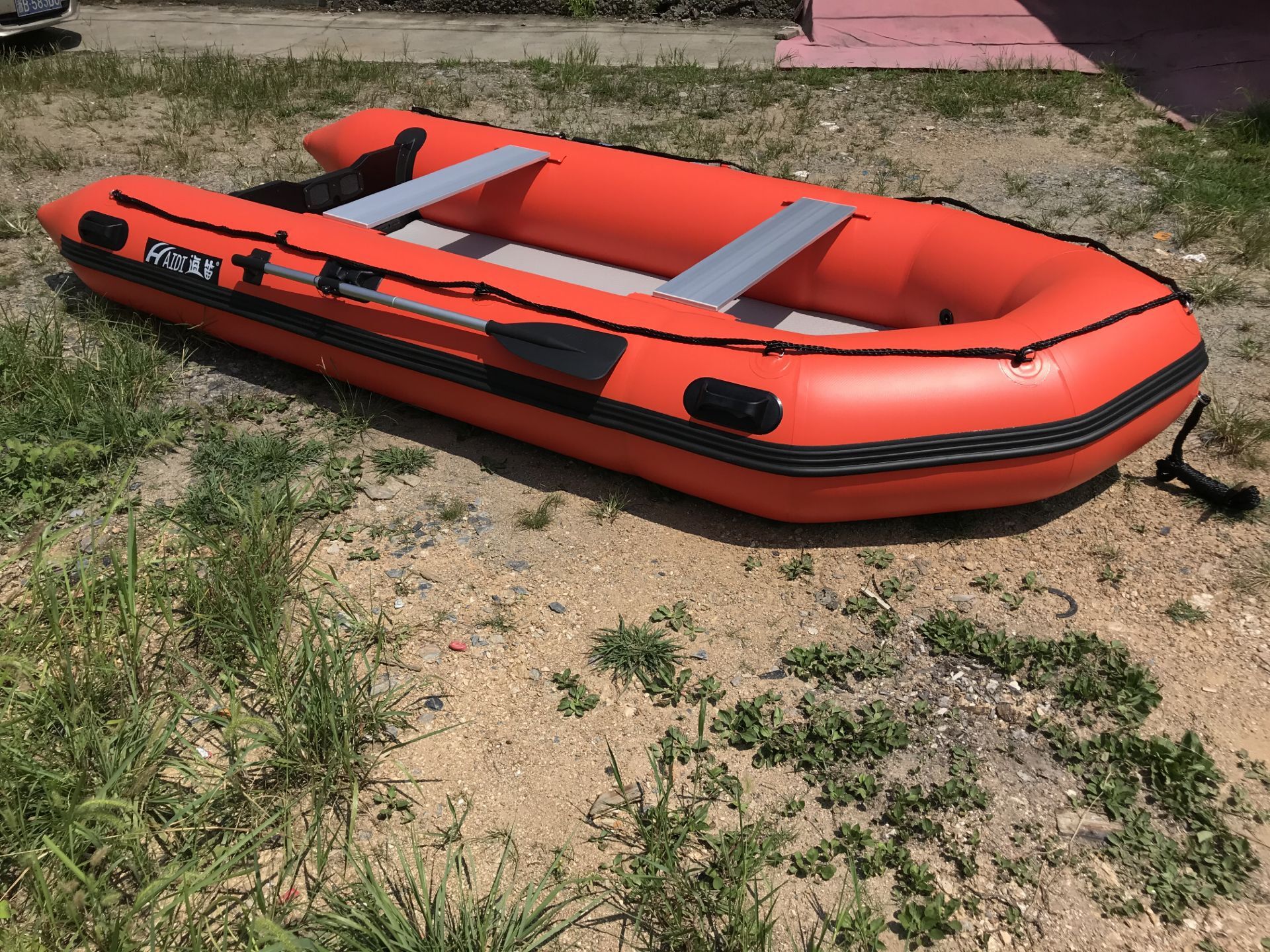 海笛源头工厂应急冲锋舟防汛橡皮艇救生皮划艇救援充气船铝合金底