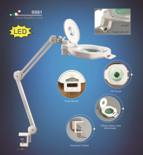 多组光源超大倍率 触摸调光开关 带UV功效  新款放大镜灯工作灯