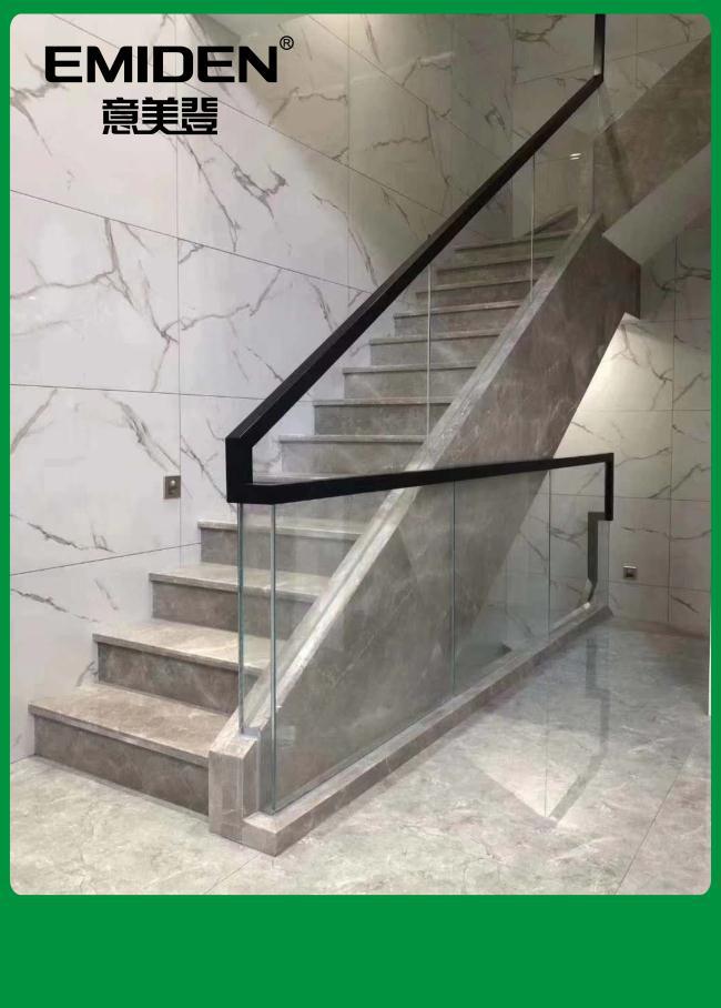 大理石楼梯玻璃扶手厂家上门定制-阿里巴巴