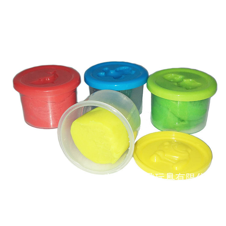 Colored Clay Manufacturer 1 Oz 28G Pp Canned Flour Mud Set Children's Day Gift Plasticene Early Childhood Education Toys